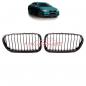Preview: Upgrade Design Kühlergrill / Sportgrill passend für BMW 5er F10 / F11 10-18 Carbon-Optik / Hochglanz braun