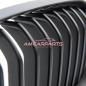 Preview: Upgrade Design Kühlergrill / Sportgrill passend für BMW 1er F20 / F21 Facelift 15-19 Matt schwarz