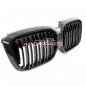 Preview: Upgrade Design Kühlergrill / Sportgrill passend für BMW iX3 G08 21+ Hochglanz schwarz