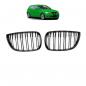 Preview: Upgrade Design Kühlergrill / Sportgrill passend für BMW 1er E81 / E87 Vor-Facelift 04-07 Hochglanz schwarz