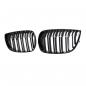 Preview: Upgrade Design Kühlergrill / Sportgrill passend für BMW 1er E81 / E87 Vor-Facelift 04-07 Hochglanz schwarz