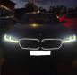 Preview: LumiFire Upgrade LED-Doppellamellen-Kühlergrill in Schwarz glänzend, passend für BMW 5er G30 2017–2020