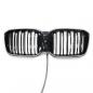 Preview: LumiFire Upgrade LED-Doppellamellen-Grill in Schwarz glänzend passend für BMW X3 Serie G01 LCI 2021 +