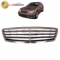 Preview: Upgrade Design Kühlergrill / Sportgrill passend für Mercedes Benz C-Klasse W203 / S203 00-07 Hochglanz schwarz / chrom