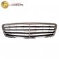 Preview: Upgrade Design Kühlergrill / Sportgrill passend für Mercedes Benz C-Klasse W203 / S203 00-07 Hochglanz schwarz / chrom