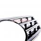 Preview: Upgrade Design Kühlergrill / Sportgrill passend für Mercedes Benz C-Klasse W203 / S203 00-07 Hochglanz schwarz / chrom