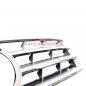 Preview: Upgrade Design Kühlergrill / Sportgrill passend für Mercedes Benz C-Klasse W203 / S203 00-07 Hochglanz silber / chrom