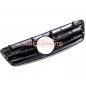 Preview: Upgrade Design Kühlergrill / Sportgrill passend für Mercedes Benz C-Klasse W203 / S203 00-07 Hochglanz schwarz