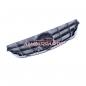 Preview: Upgrade Design Kühlergrill / Sportgrill für Mercedes Benz CLK W209 / C209 02-09 Hochglanz silber / chrom
