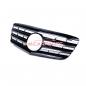 Preview: Upgrade Design Kühlergrill / Sportgrill für Mercedes Benz E-Klasse W211 / S211 Facelift 06-09 Hochglanz schwarz / chrom