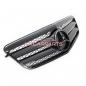 Preview: Upgrade Design Kühlergrill / Sportgrill für Mercedes Benz E-Klasse W212 / S212 Vor-Facelift 09-13 Hochglanz schwarz