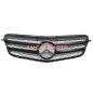 Preview: Upgrade Design Kühlergrill / Sportgrill für Mercedes Benz E-Klasse W212 / S212 Vor-Facelift 09-13 Hochglanz schwarz