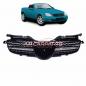 Preview: Upgrade Design Kühlergrill / Sportgrill passend für Mercedes Benz SLK R170 96-04 Hochglanz schwarz / chrom