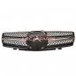 Preview: Upgrade Design Kühlergrill / Sportgrill für Mercedes SL (R230) Vor-Facelift 01-06 Hochglanz schwarz / chrom