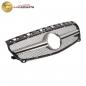 Preview: Upgrade Design Kühlergrill / Sportgrill passend für Mercedes Benz A-Klasse W176 12-15 Matt schwarz / Matt silber