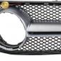 Preview: Upgrade Design Kühlergrill / Sportgrill passend für Mercedes Benz A-Klasse W176 Facelift 15-18 Matt schwarz / Matt silber