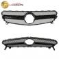 Preview: Upgrade Design Kühlergrill / Sportgrill passend für Mercedes Benz A-Klasse W176 Facelift 15-18 Matt schwarz / Hochglanz schwarz
