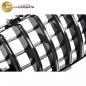 Preview: Upgrade Design Kühlergrill / Sportgrill passend für Mercedes Benz A-Klasse W176 Facelift 15-18 Hochglanz schwarz / chrom