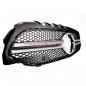 Preview: Upgrade Design Kühlergrill / Sportgrill passend für Mercedes Benz A-Klasse V177 / W177 18-23 Matt schwarz / Matt silber