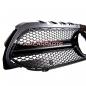 Preview: Upgrade Design Kühlergrill / Sportgrill passend für Mercedes Benz A-Klasse V177 / W177 18-23 Matt schwarz / Hochglanz schwarz