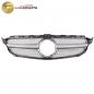 Preview: Upgrade Design Kühlergrill / Sportgrill passend für Mercedes Benz C-Klasse W205 / S205 / A205 / C205 13-18 Matt schwarz / Matt silber