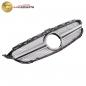 Preview: Upgrade Design Kühlergrill / Sportgrill passend für Mercedes Benz C-Klasse W205 / S205 / A205 / C205 13-18 Matt schwarz / Matt silber