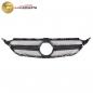 Preview: Upgrade Design Kühlergrill / Sportgrill passend für Mercedes Benz C-Klasse W205 / S205 / A205 / C205 13-18 Matt schwarz / Matt silber