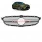 Preview: Upgrade Design Kühlergrill / Sportgrill passend für Mercedes Benz C-Klasse W205 / S205 / A205 / C205 13-18 Matt schwarz / Matt silber