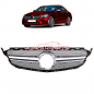 Preview: Upgrade Design Kühlergrill / Sportgrill passend für Mercedes Benz C-Klasse W205 / S205 / A205 / C205 Facelift 18-21 Matt schwarz / Matt silber