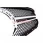 Preview: Upgrade Design Kühlergrill / Sportgrill passend für Mercedes Benz C-Klasse W205 / S205 / A205 / C205 Facelift 18-21 Matt schwarz / Matt silber