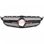 Preview: Upgrade Design Kühlergrill / Sportgrill passend für Mercedes Benz C-Klasse W205 / S205 / A205 / C205 Facelift 18-21 Hochglanz schwarz