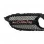 Preview: Upgrade Design Kühlergrill / Sportgrill passend für Mercedes Benz C-Klasse W205 / S205 / A205 / C205 Facelift 18-21 Matt schwarz / Hochglanz schwarz