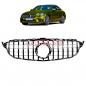 Preview: Upgrade Design Kühlergrill / Sportgrill passend für Mercedes Benz C-Klasse W205 / S205 / A205 / C205 Facelift 18-21 Hochglanz schwarz