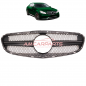 Preview: Upgrade Design Kühlergrill / Sportgrill für Mercedes Benz E-Klasse W212 / S212 Facelift 13-16 Matt schwarz / Hochglanz schwarz