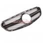 Preview: Upgrade Design Kühlergrill / Sportgrill für Mercedes Benz E-Klasse W212 / S212 Facelift 13-16 Matt schwarz / Hochglanz schwarz