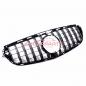 Preview: Upgrade Design Kühlergrill / Sportgrill für Mercedes Benz E-Klasse W212 / S212 Facelift 13-16 Hochglanz schwarz / chrom