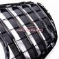 Preview: Upgrade Design Kühlergrill / Sportgrill für Mercedes Benz E-Klasse W212 / S212 Facelift 13-16 Hochglanz schwarz / chrom