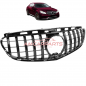 Preview: Upgrade Design Kühlergrill / Sportgrill passend für Mercedes Benz E-Klasse W212 / S212 Facelift 13-16 Hochglanz schwarz
