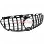 Preview: Upgrade Design Kühlergrill / Sportgrill für Mercedes Benz E-Klasse W212 / S212 Facelift 13-16 Hochglanz schwarz