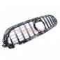 Preview: Upgrade Design Kühlergrill / Sportgrill für Mercedes Benz E-Klasse W213 / S213 / A238 / C238 Facelift 21-23 Hochglanz schwarz / chrom
