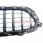 Preview: Upgrade Design Kühlergrill / Sportgrill für Mercedes Benz E-Klasse W213 / S213 / A238 / C238 Facelift 21-23 Hochglanz schwarz / chrom