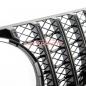 Preview: Upgrade Design Kühlergrill / Sportgrill für Mercedes Benz E-Klasse C207 / A207 Vor-Facelift 09-13 Hochglanz schwarz