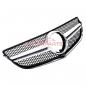 Preview: Upgrade Design Kühlergrill / Sportgrill passend für Mercedes Benz E-Klasse C207 / A207 Facelift 13-16 Matt schwarz / Matt silber / chrom