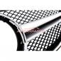 Preview: Upgrade Design Kühlergrill / Sportgrill passend für Mercedes Benz E-Klasse C207 / A207 Facelift 13-16 Matt schwarz / Matt silber / chrom