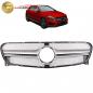 Preview: Upgrade Design Kühlergrill / Sportgrill für Mercedes GLA-Klasse (X156) 13-16 Matt schwarz / Matt silber