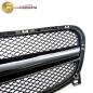 Preview: Upgrade Design Kühlergrill / Sportgrill für Mercedes GLA-Klasse (X156) 13-16 Hochglanz schwarz / Matt schwarz
