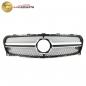 Preview: Upgrade Design Kühlergrill / Sportgrill für Mercedes GLA-Klasse (X156) Facelift 16-19 Matt schwarz / Matt silber