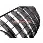 Preview: Upgrade Design Kühlergrill / Sportgrill für Mercedes GLC (X253) / GLC (C253) 15-19 Hochglanz schwarz / chrom