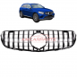 Preview: Upgrade Design Kühlergrill / Sportgrill für Mercedes GLC (X253) / GLC (C253) Vor-Facelift 15-19 Hochglanz schwarz