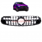 Preview: Upgrade Design Kühlergrill / Sportgrill für Mercedes GLC (X253) / GLC (C253) Facelift 19-22 Hochglanz schwarz